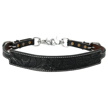 Hilason Horse Adjusts 24" - 27" Size Leather Breast Collar Wither Strap